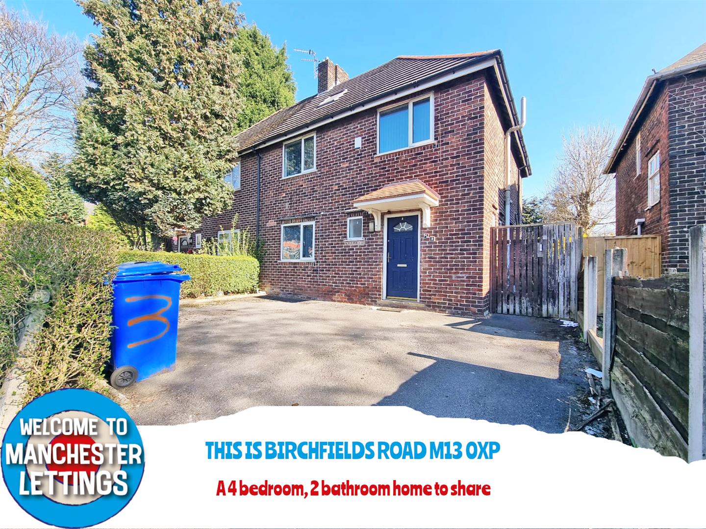Flat Birchfields Road in Manchester