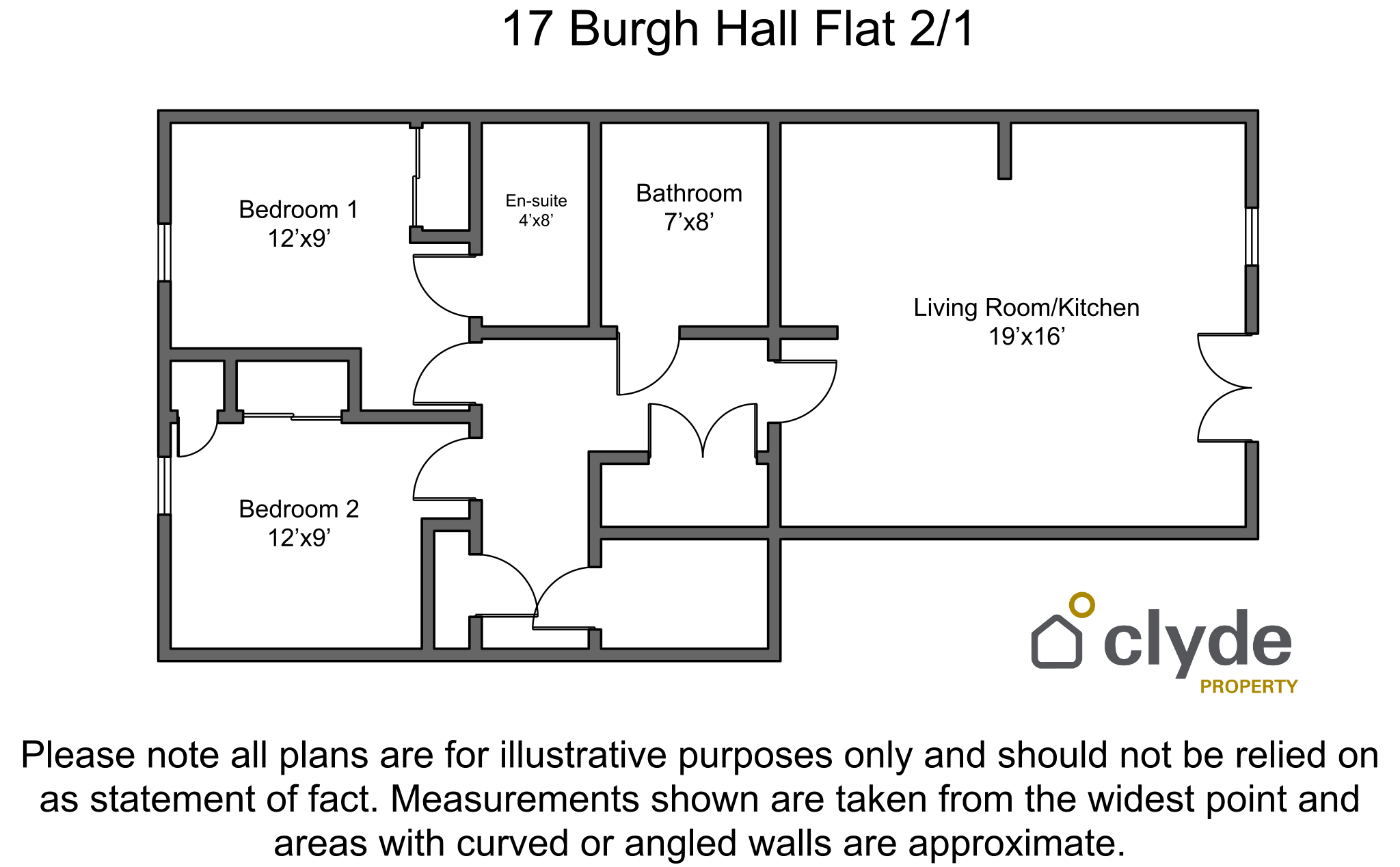Flat Burgh Hall Street in Glasgow