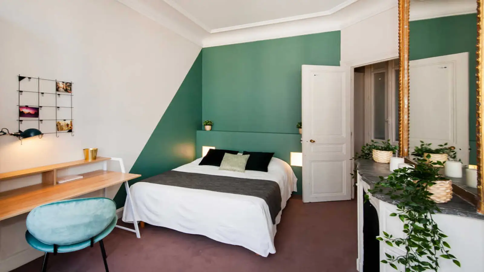 Chambre Rue Ampère à Paris