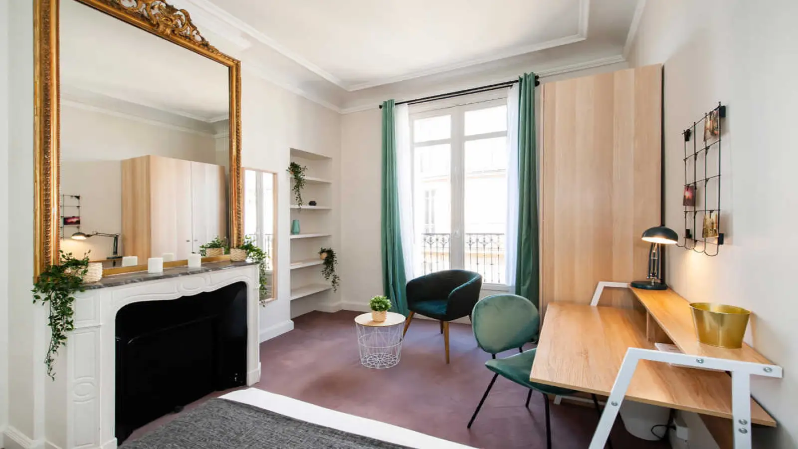 Chambre Rue Ampère à Paris