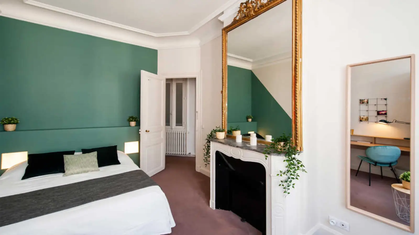 Chambre Rue Ampère à Paris