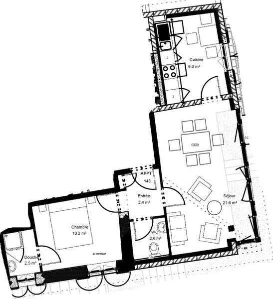 Flat Rue Alexandre Dumas in Thiers