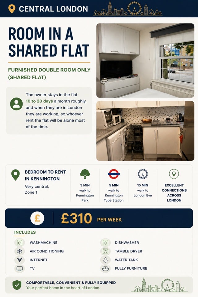 Room Doddington Grove in Greater London