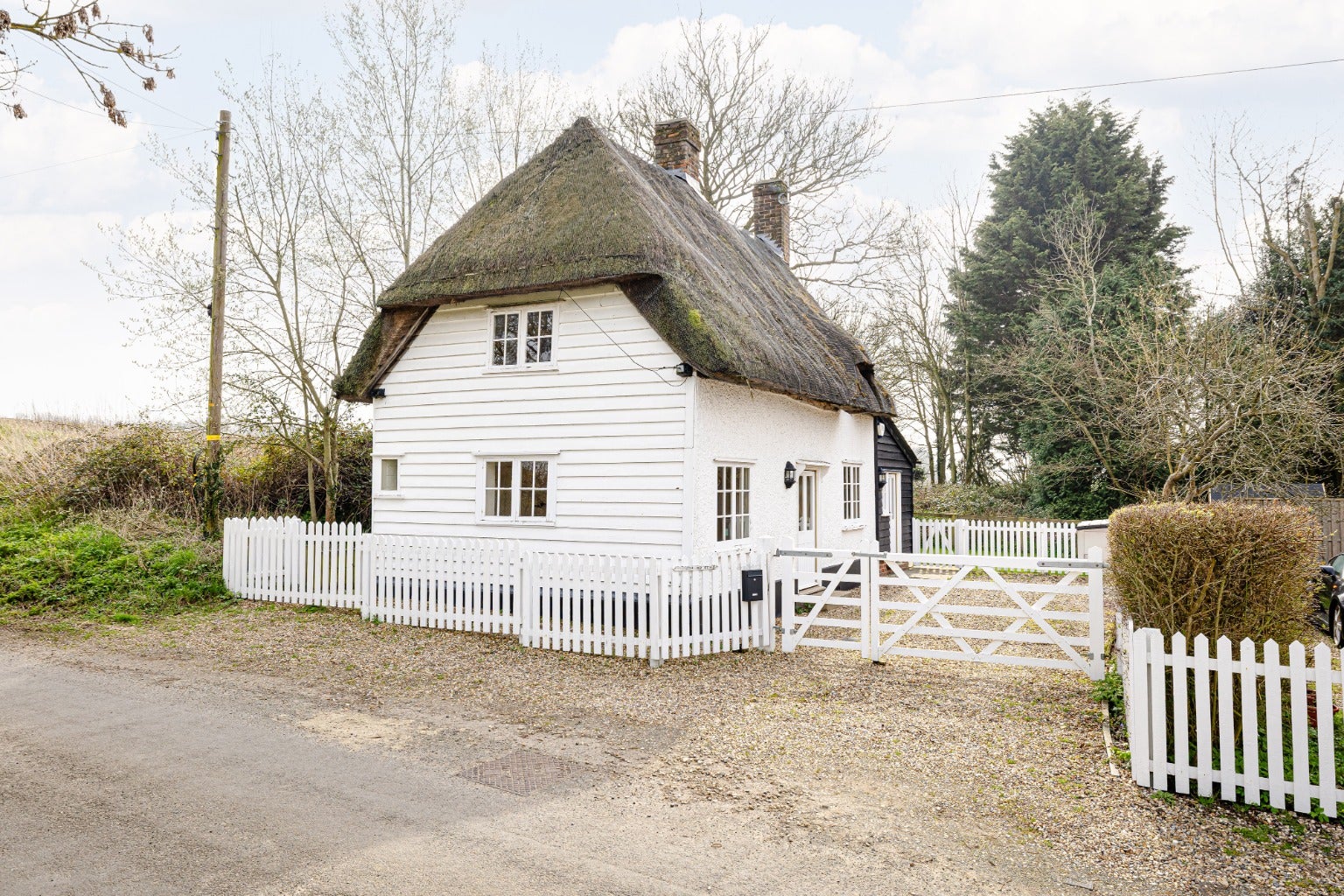 House Mill Lane in East Hertfordshire