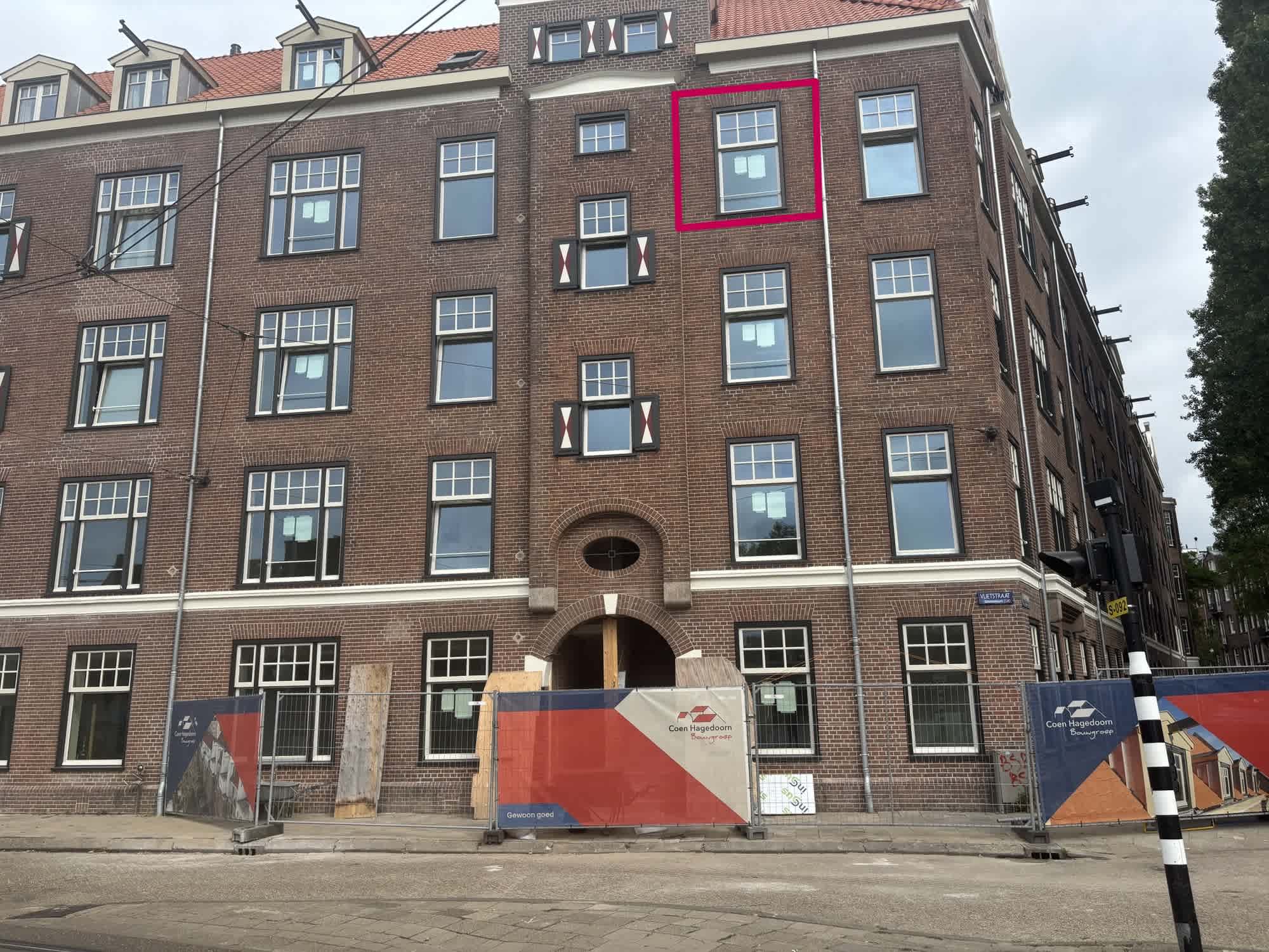 Appartement Vlietstraat 6 in Amsterdam
