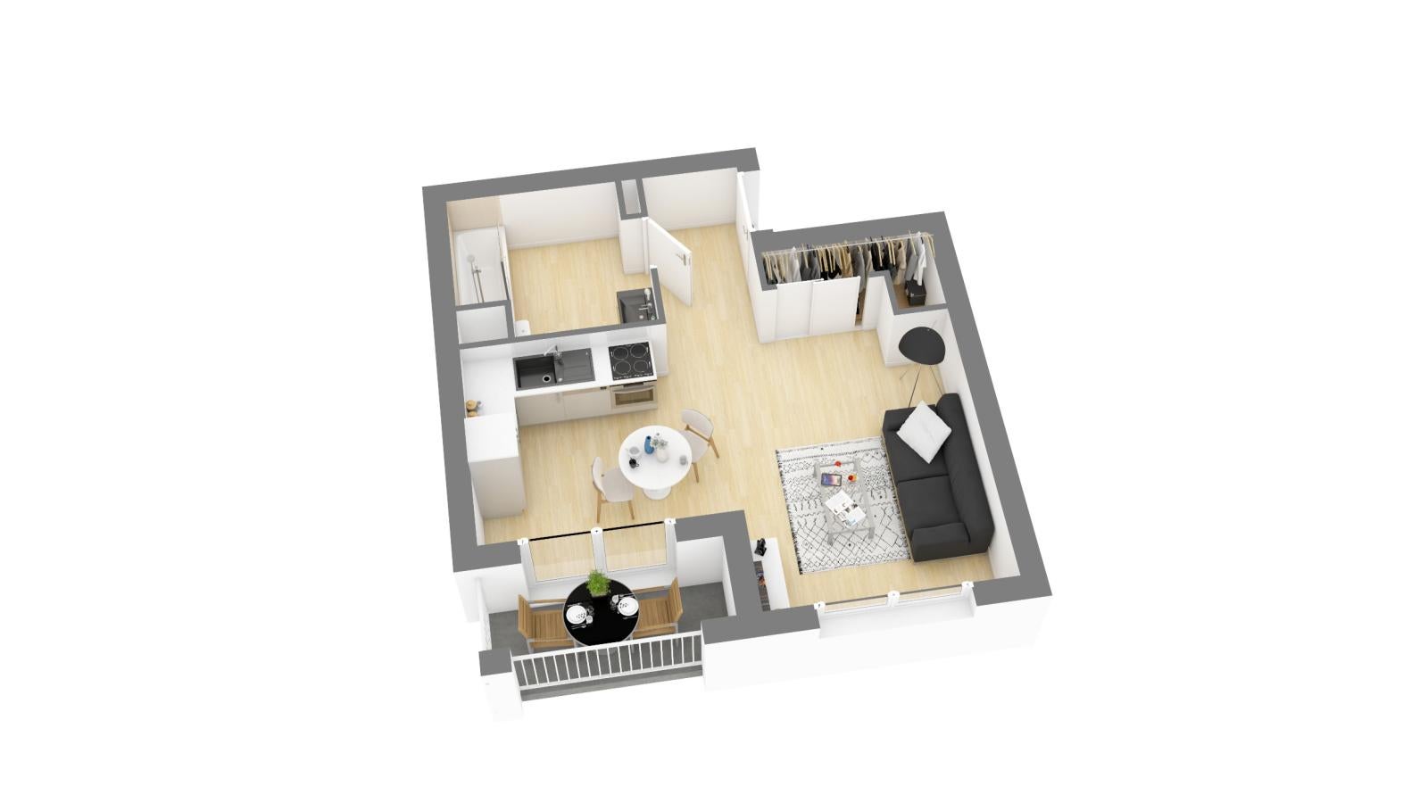 Appartement Quai de Paludate à Bordeaux