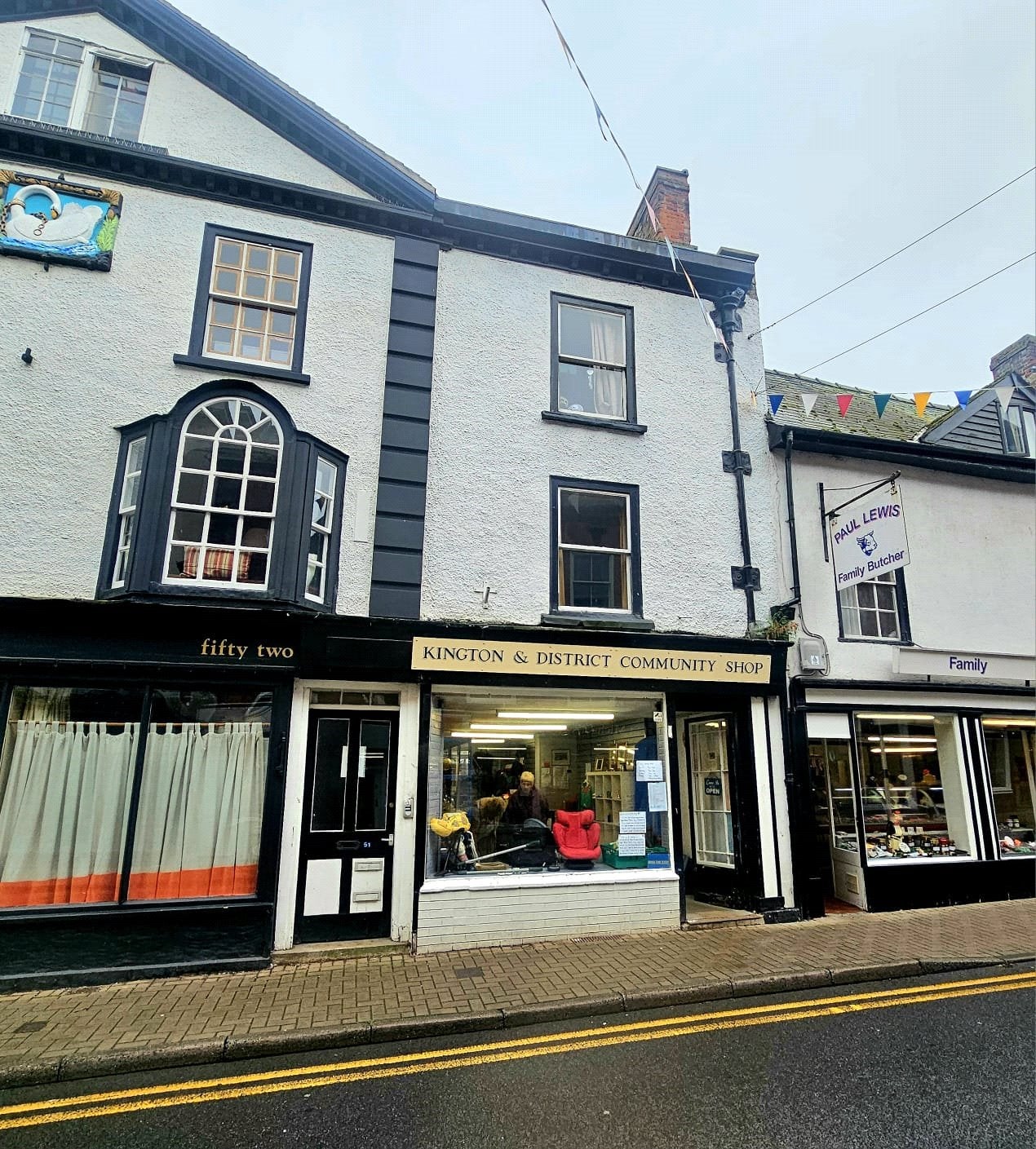 Flat High Street in Kington