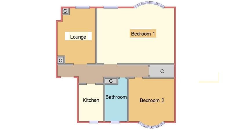 Room Dumbarton Road in Glasgow