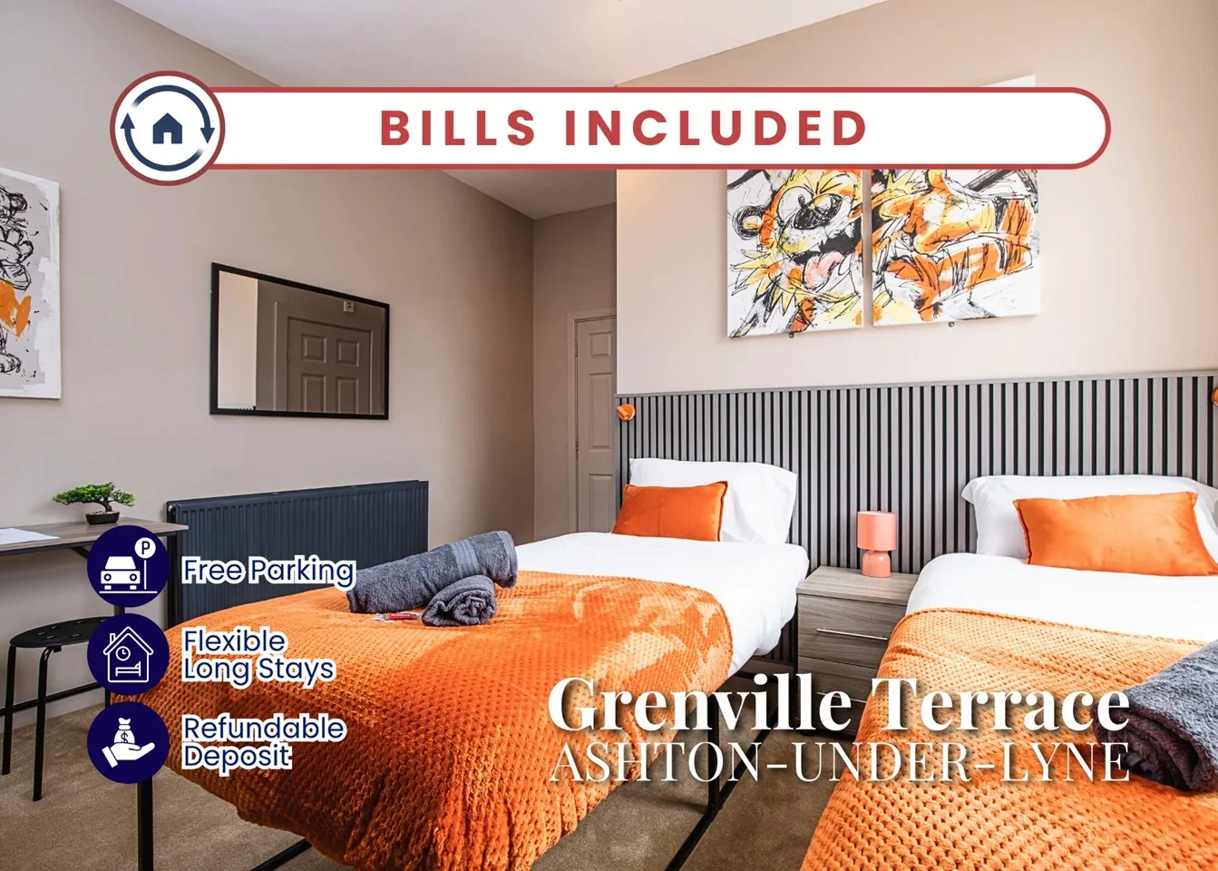House Grenville Terrace in Tameside