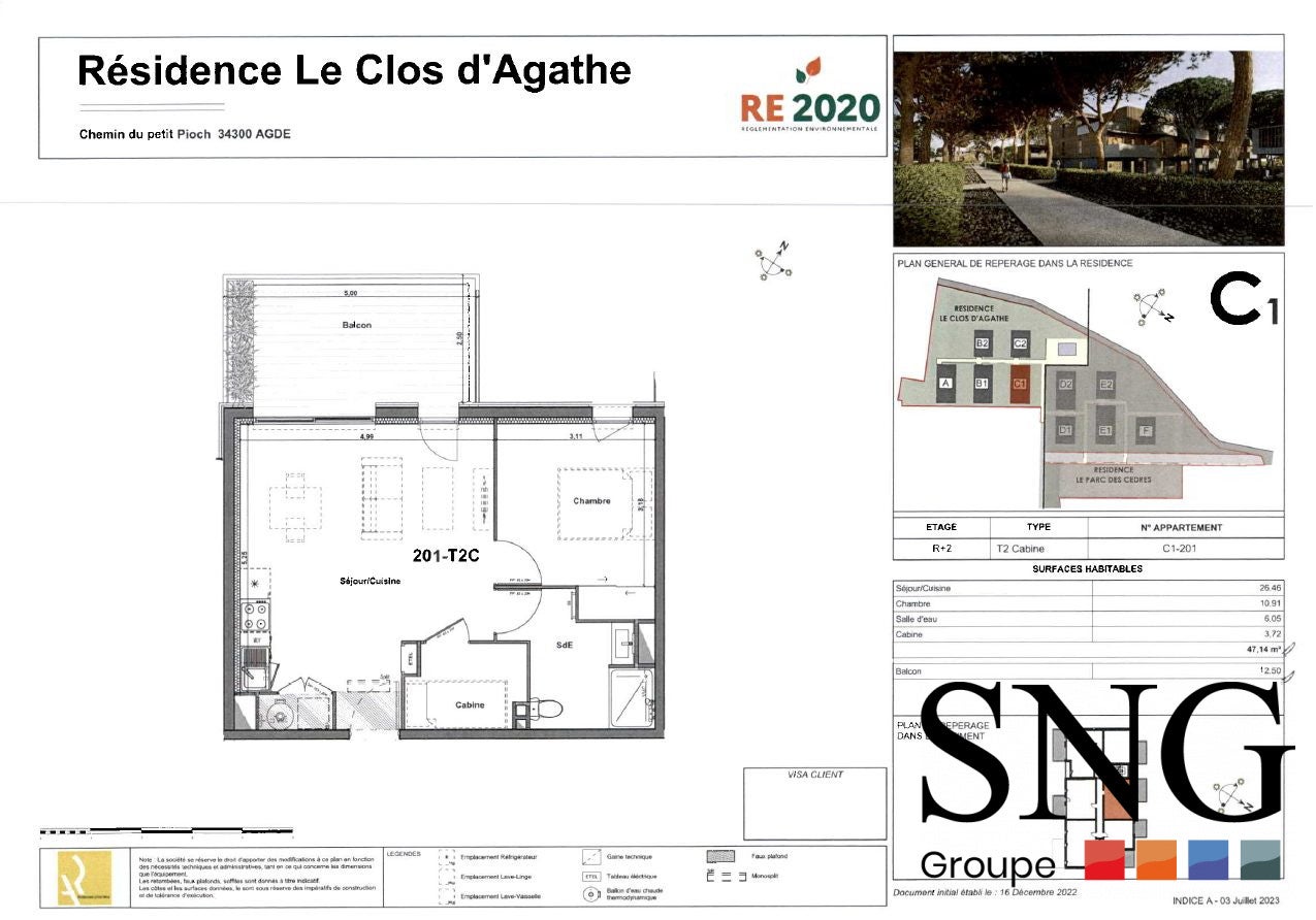 Appartement Chemin du Petit Pioch à Agde