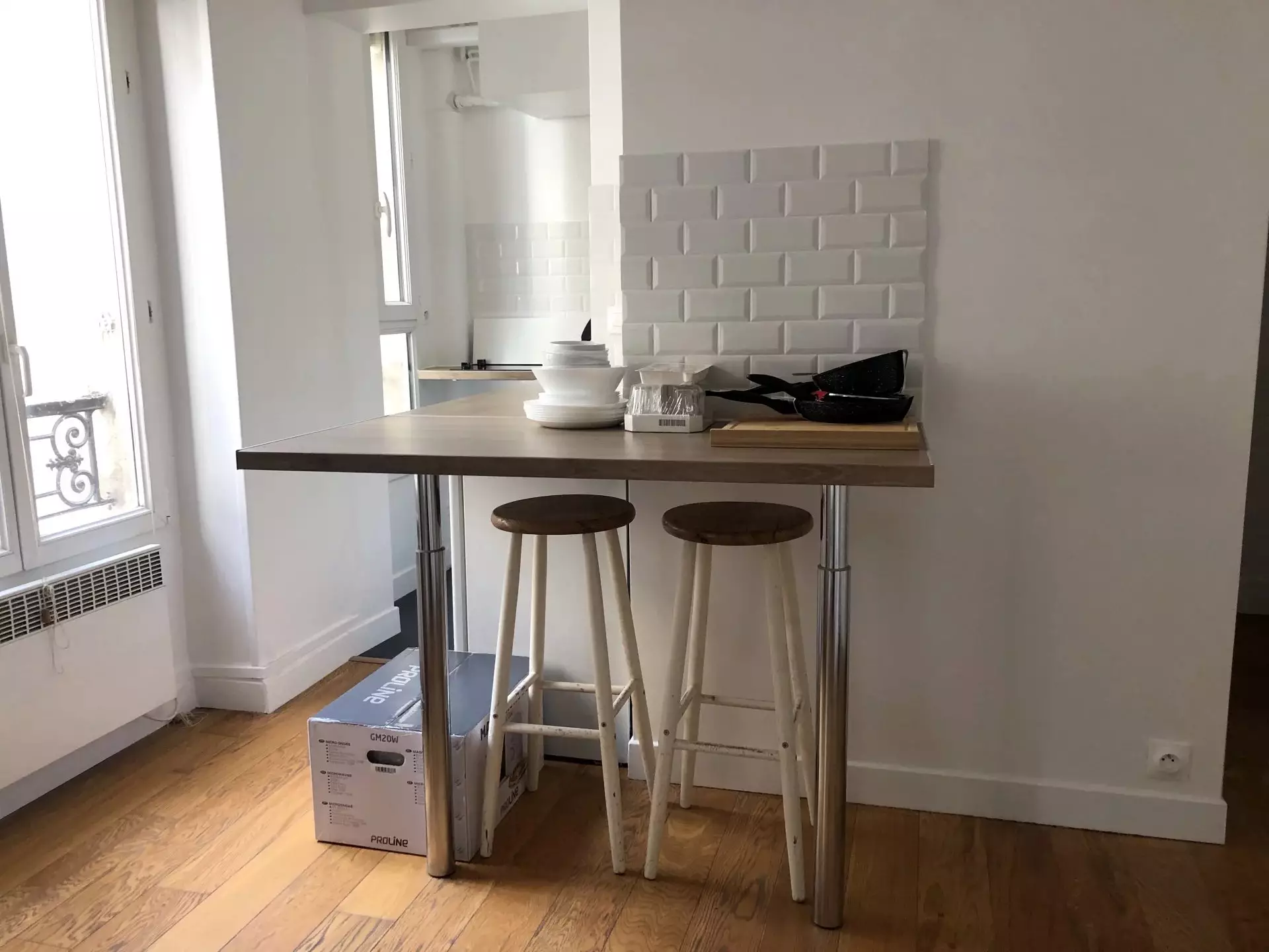 Flat Rue Gauthey in Paris