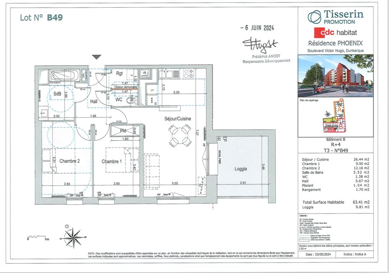 Flat Avenue Edmond Flamand in Dunkerque