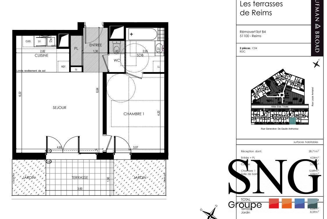 Appartement Rue Louis Armand à Reims