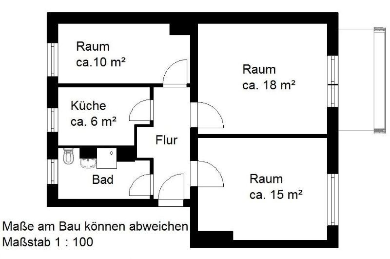 Wohnung Paul-Suhr-Straße in Halle (Saale)