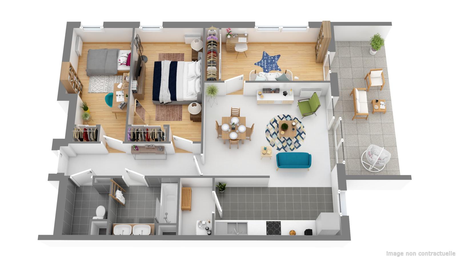 Flat Rue des Parets in Villeneuve-Tolosane