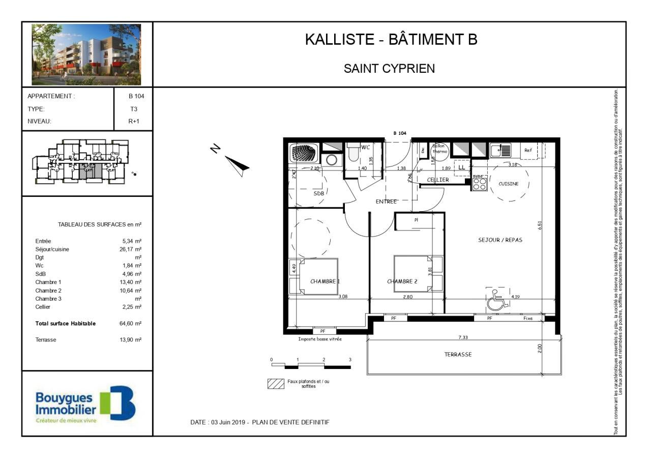 Appartement Rue Esther Sénot à Saint-Cyprien