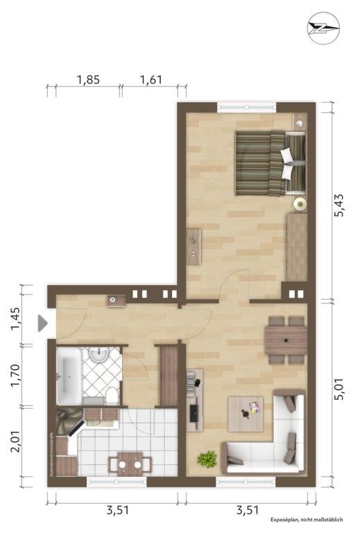 Wohnung Steinstraße in Hoyerswerda