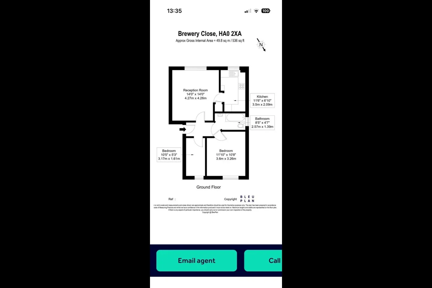 Flat Brewery Close in Greater London