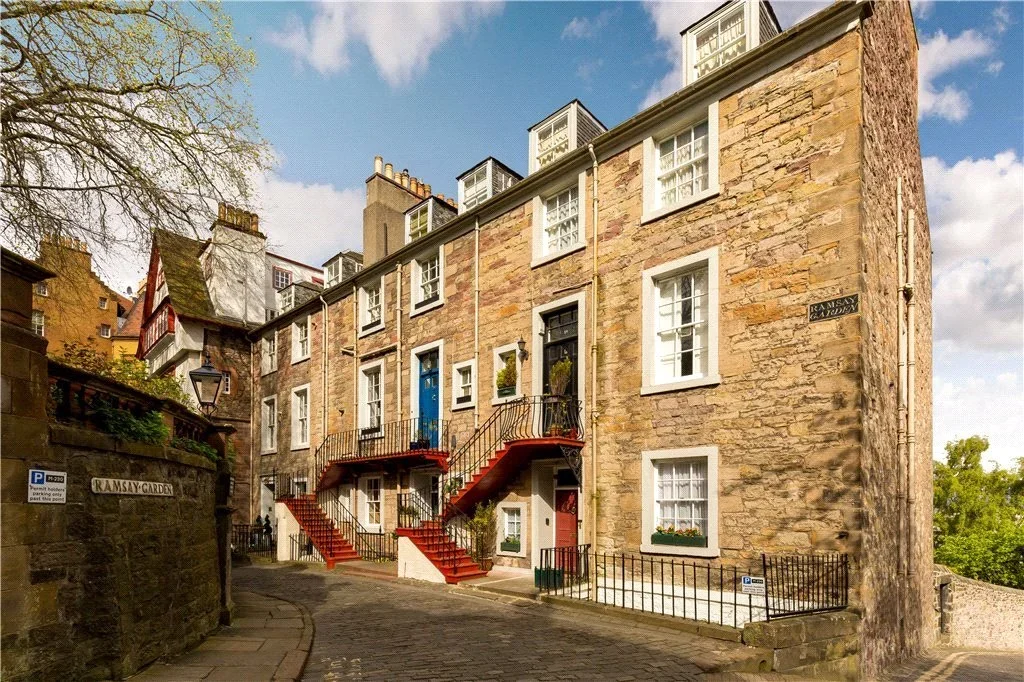 House Ramsay Garden in City of Edinburgh