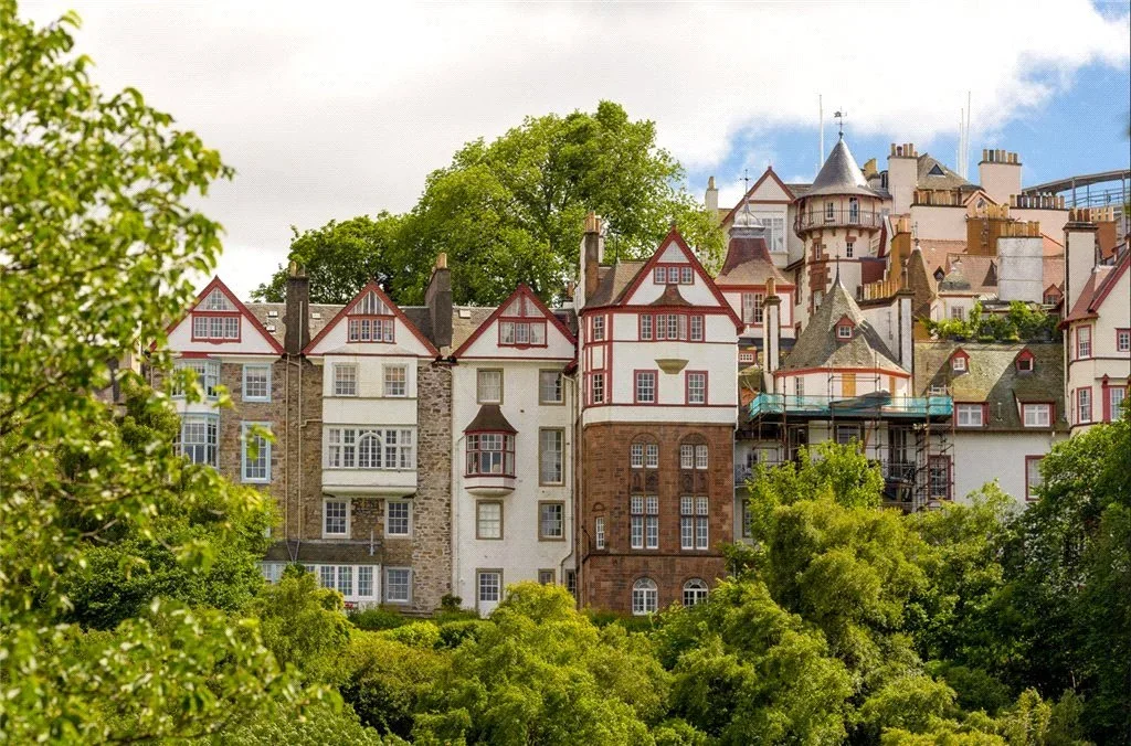 House Ramsay Garden in City of Edinburgh
