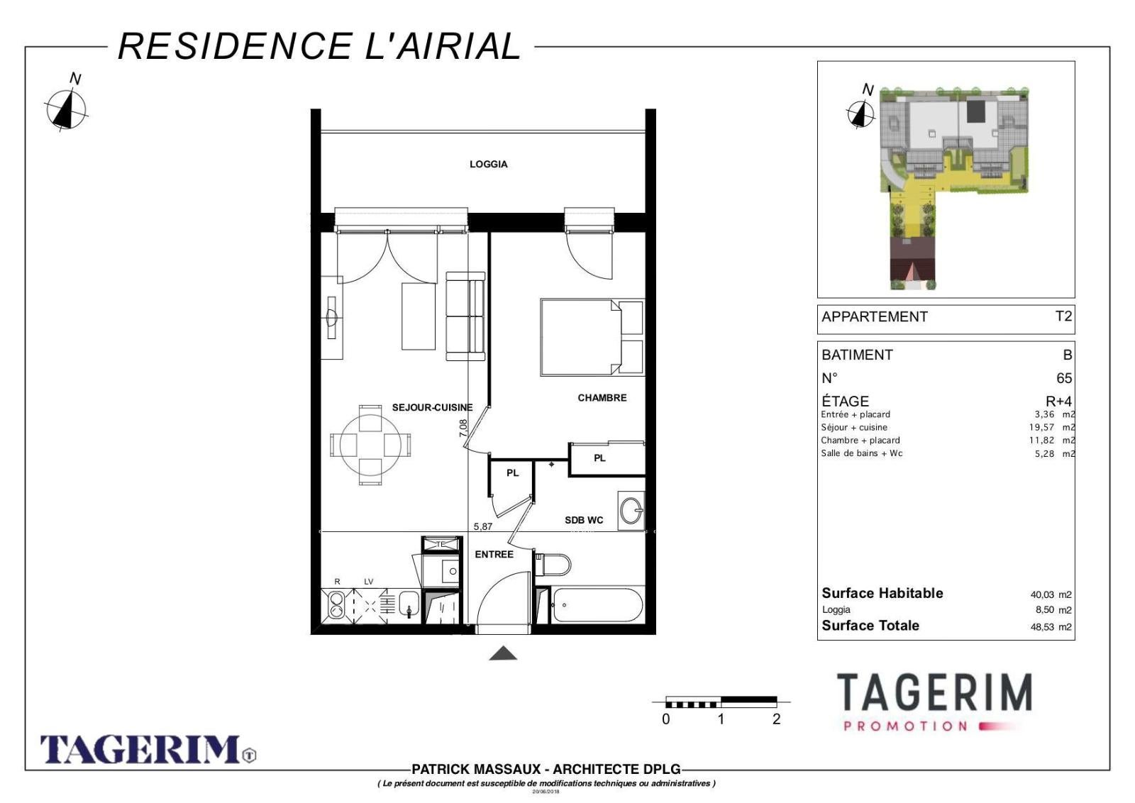 Appartement Avenue Carnot à Cenon