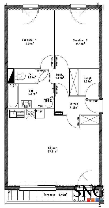 Appartement Route du Havre à Saint-Léonard
