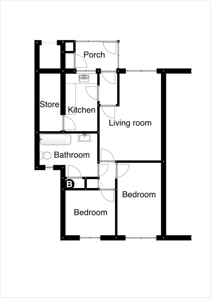 Flat Bishops Court in North Kesteven