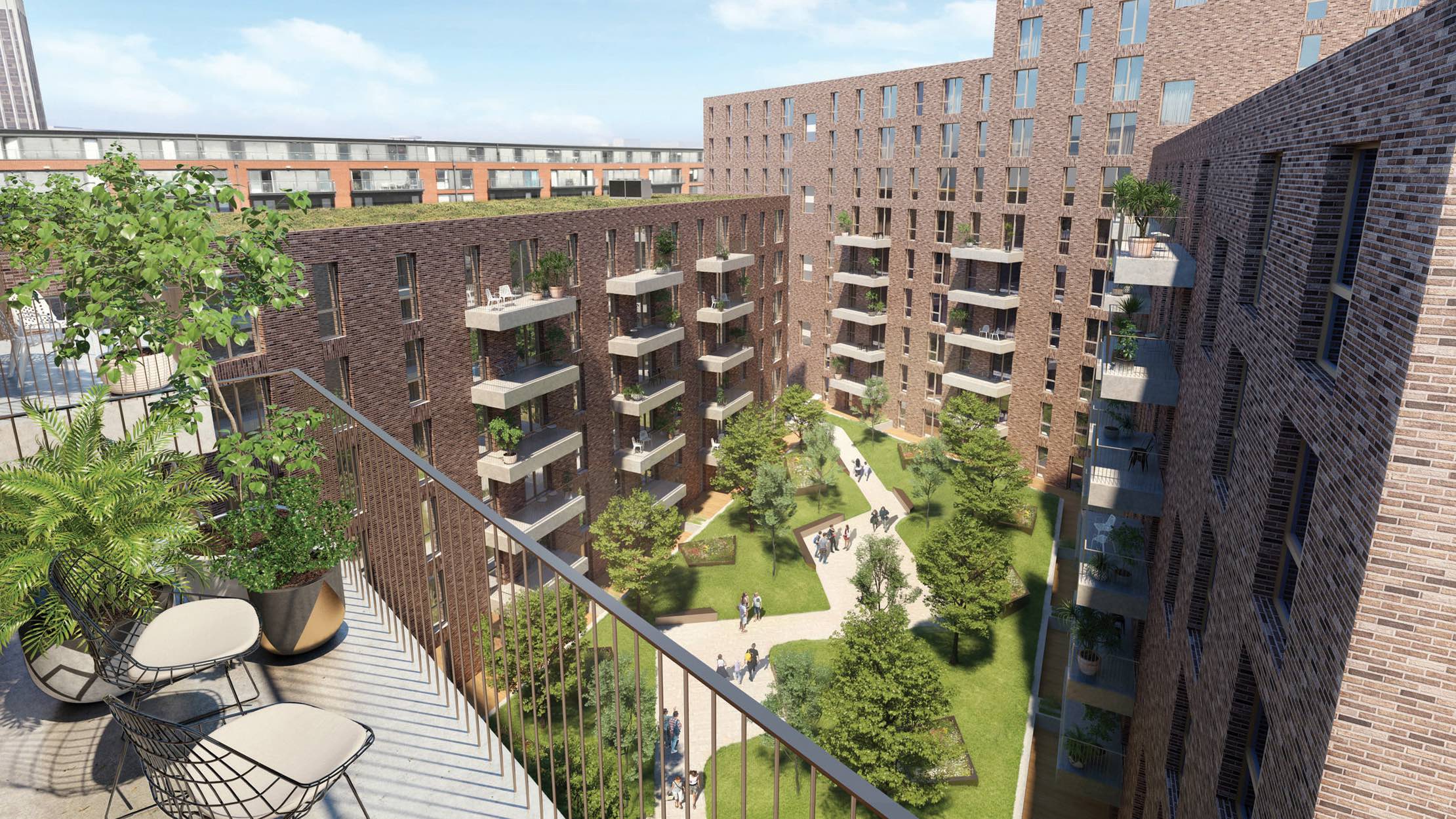 Flat Temple Row in Birmingham