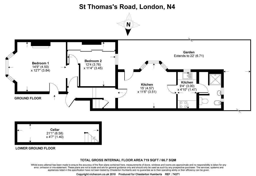 Flat Saint Thomas's Road in Greater London