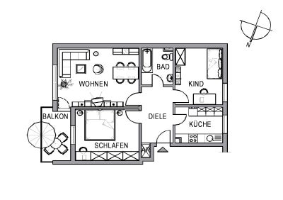 Wohnung Waldstraße in Altena
