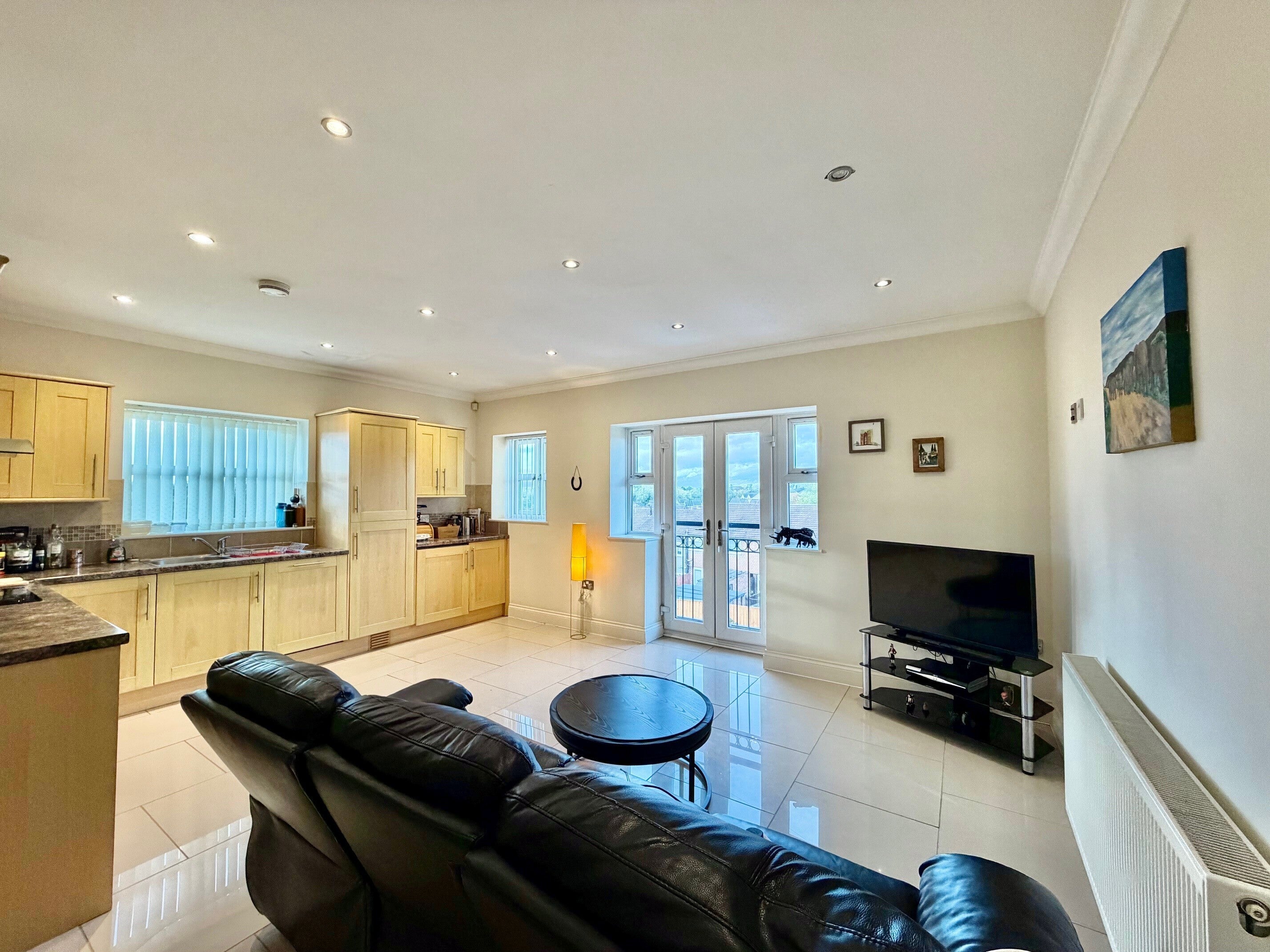Flat Thornaby Road in Thornaby-on-Tees