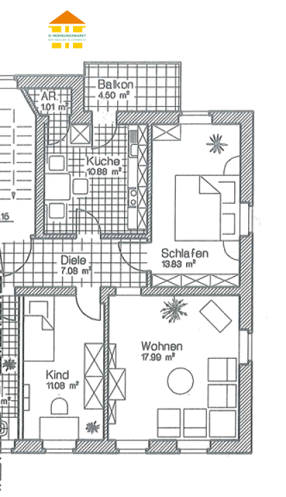 Wohnung Plauberg in Flöha