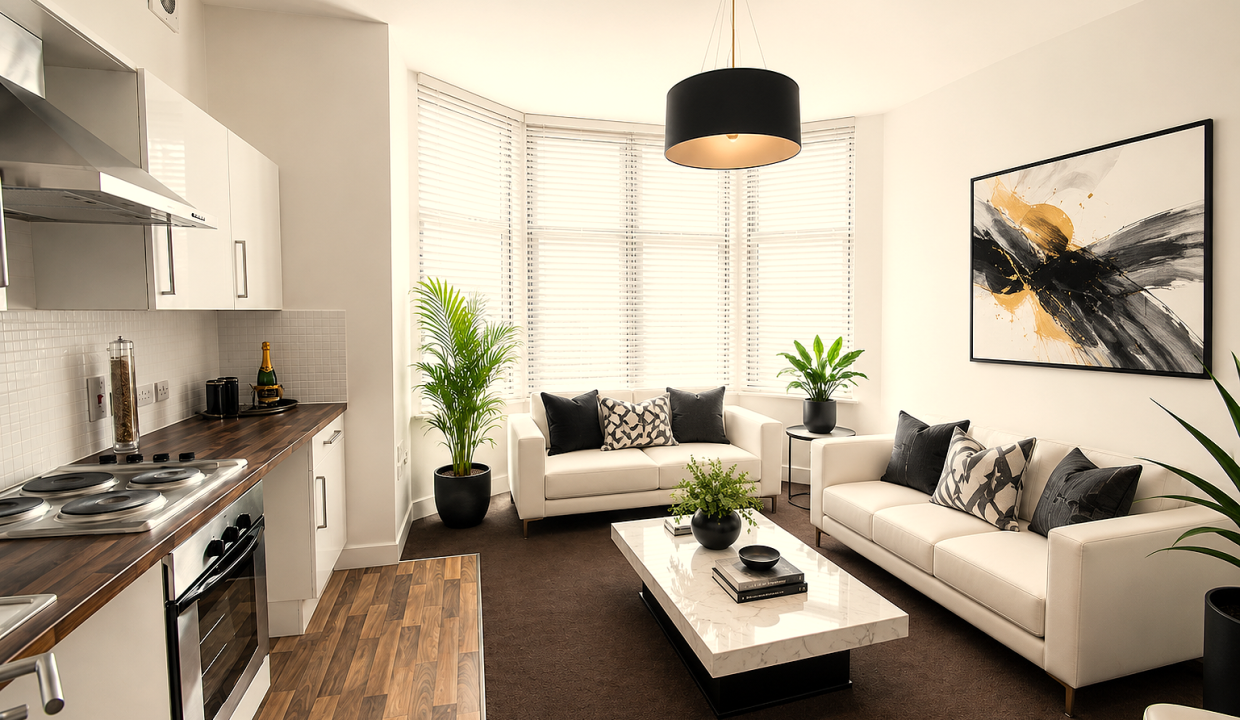 Flat Sandhurst Road in Leicester