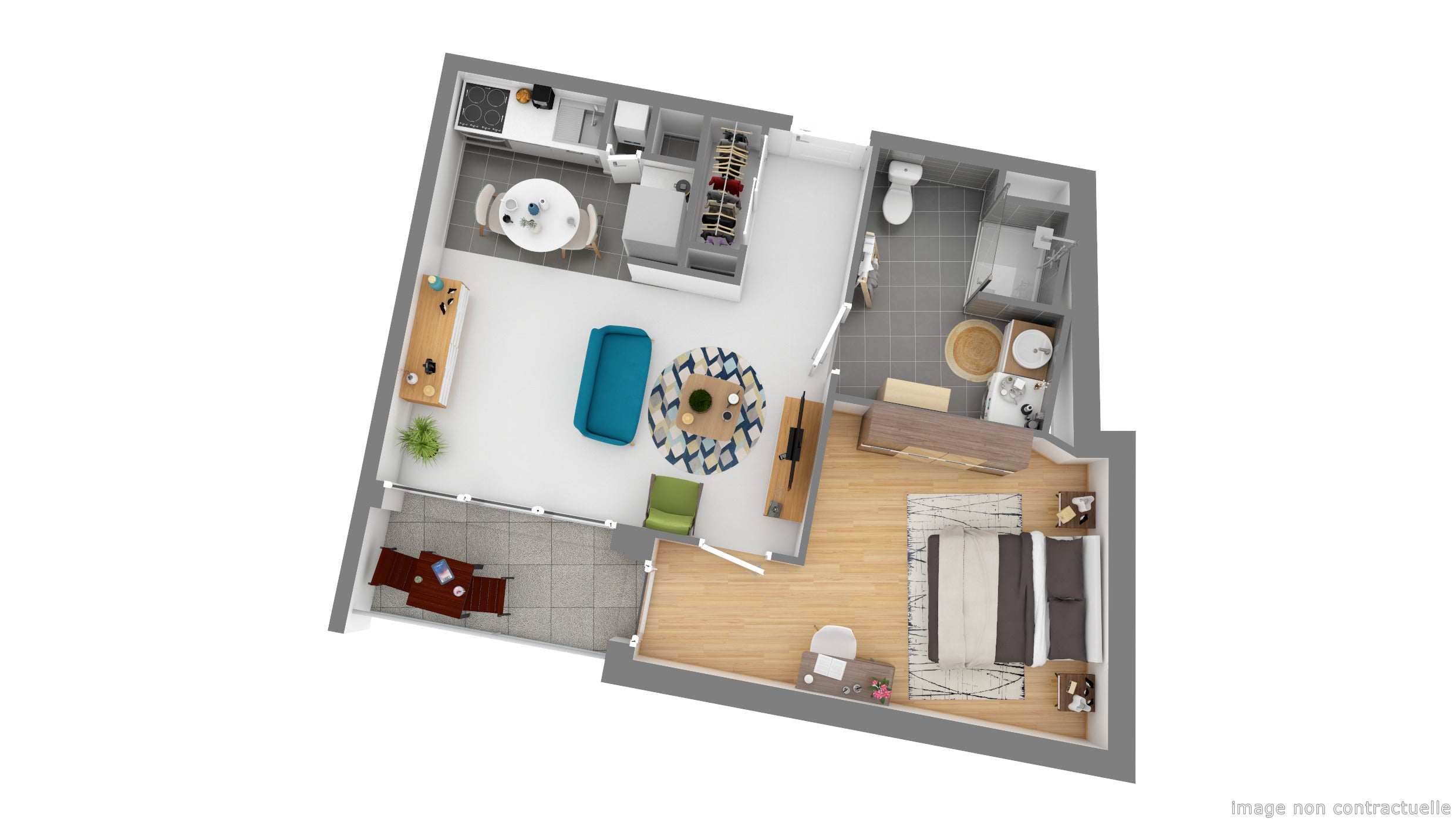 Flat Rue Georges Brassens in Notre-Dame-de-Bondeville