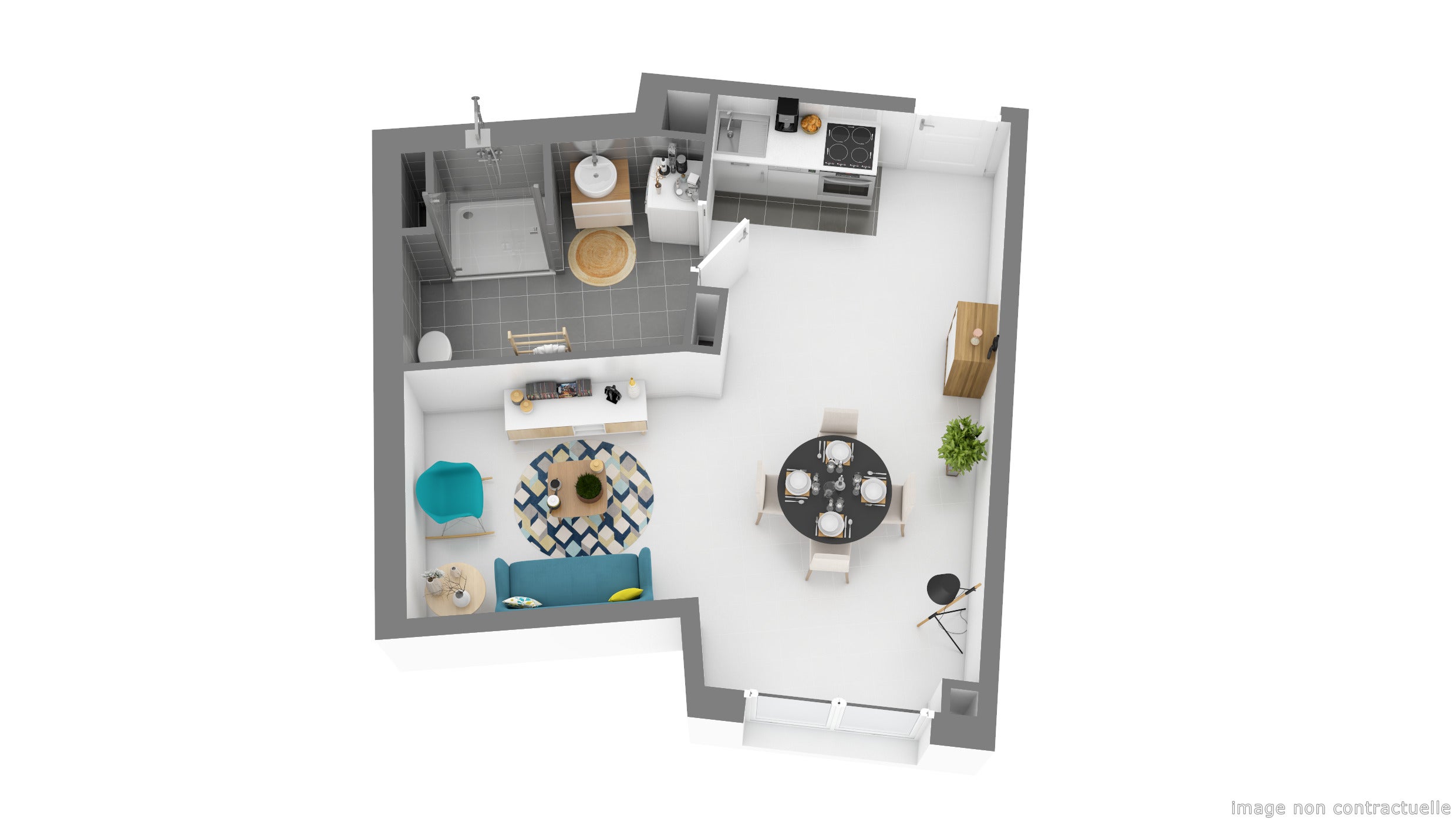 Flat Rue Georges Brassens in Notre-Dame-de-Bondeville