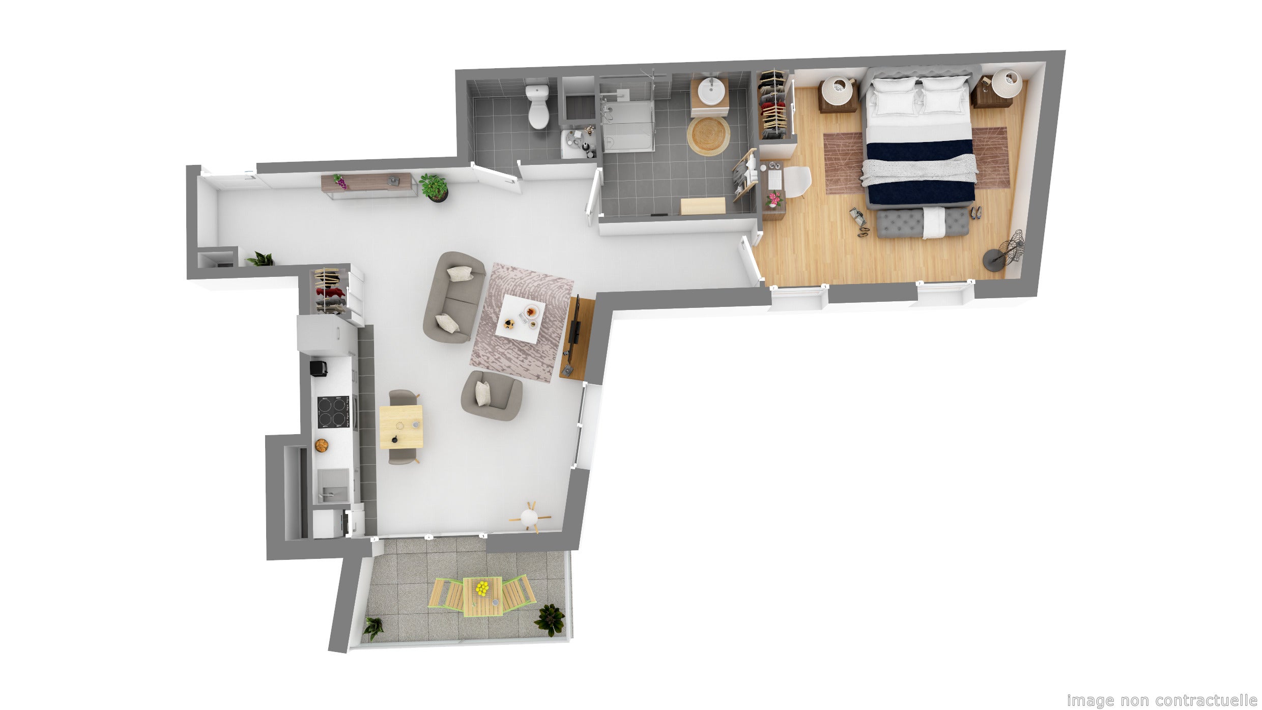 Flat Rue Georges Brassens in Notre-Dame-de-Bondeville