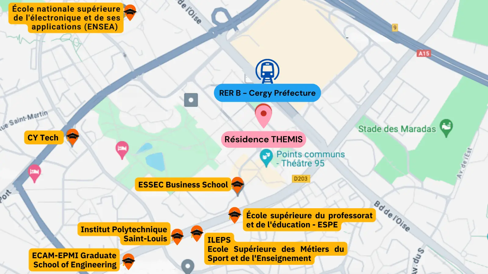 Flat Rue de la Préfecture in Cergy
