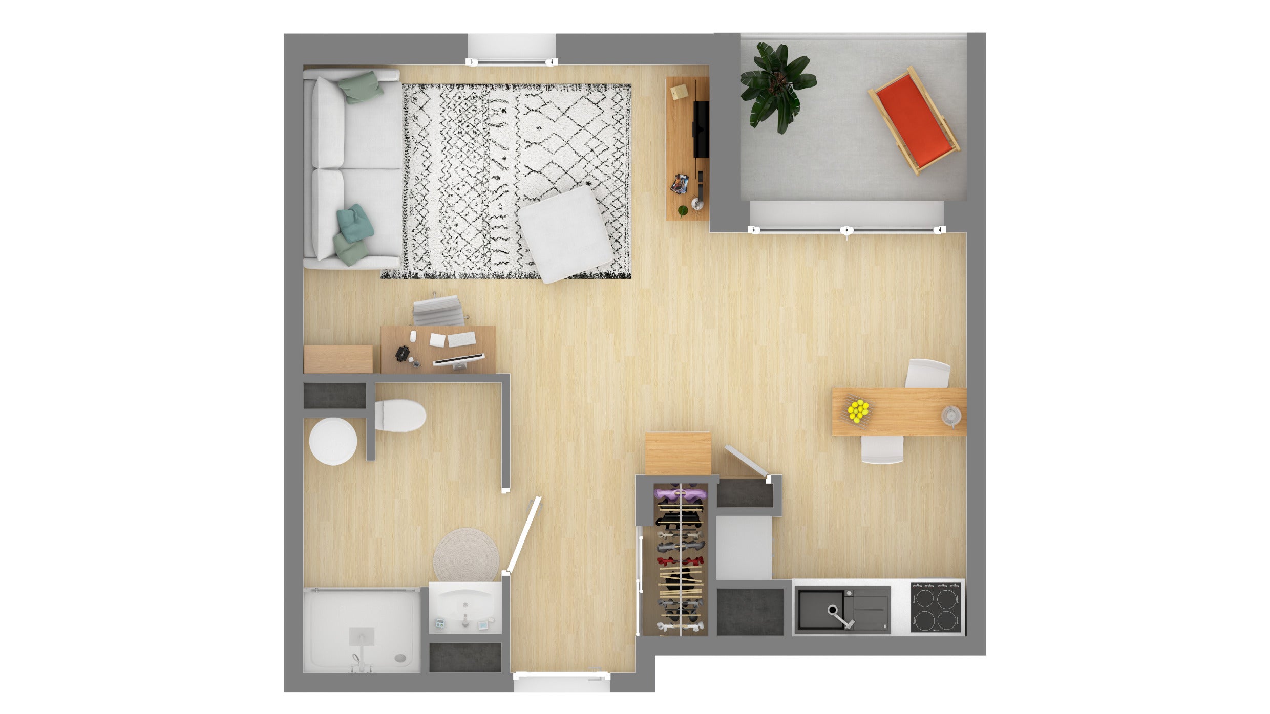 Appartement Allée Jacqueline de Romilly à Rezé