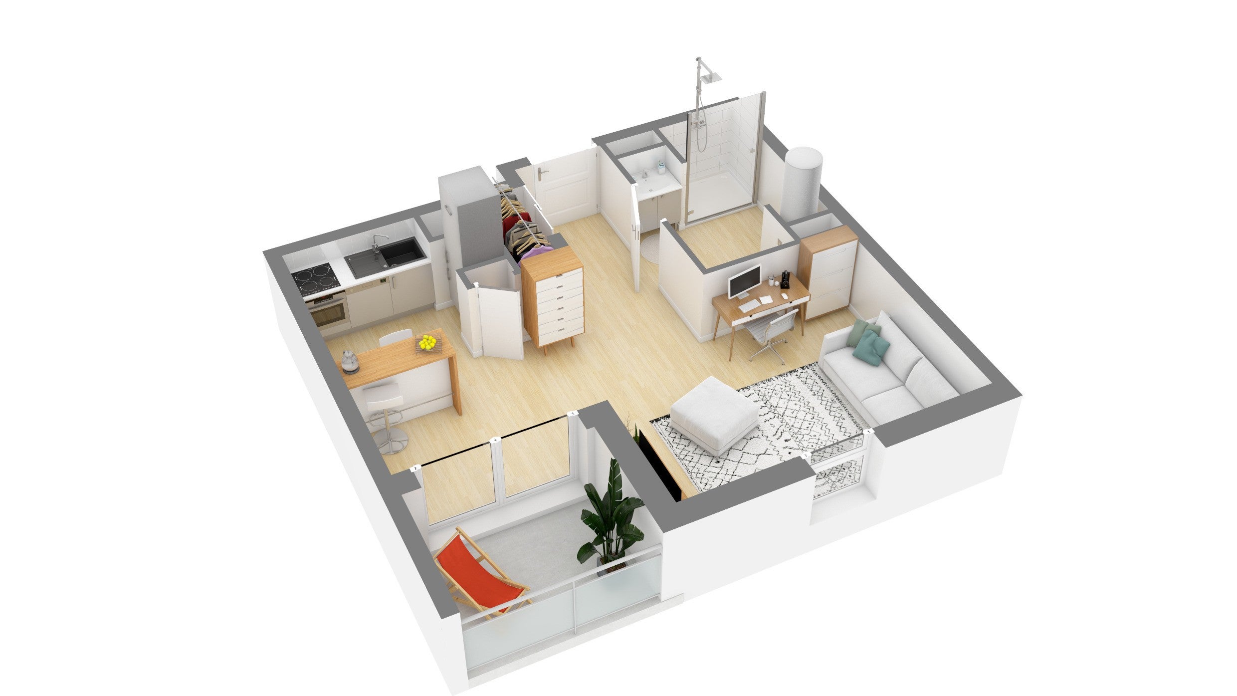 Appartement Allée Jacqueline de Romilly à Rezé