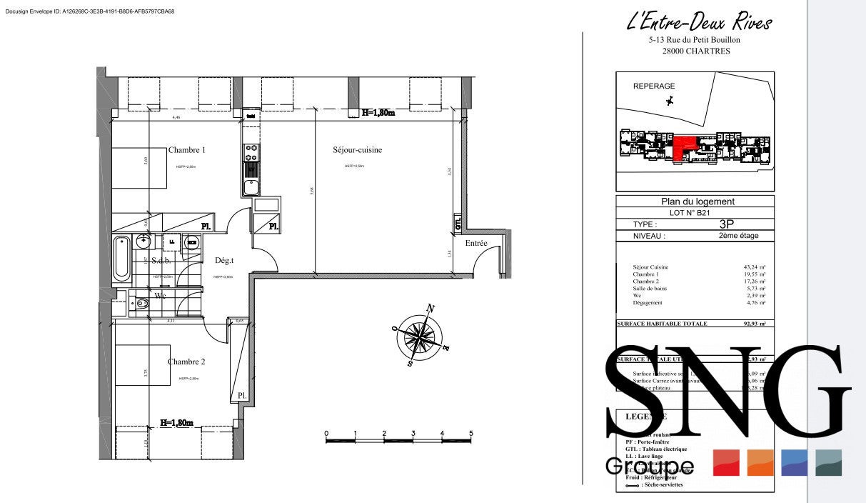 Flat Rue Saint-Thomas in Chartres