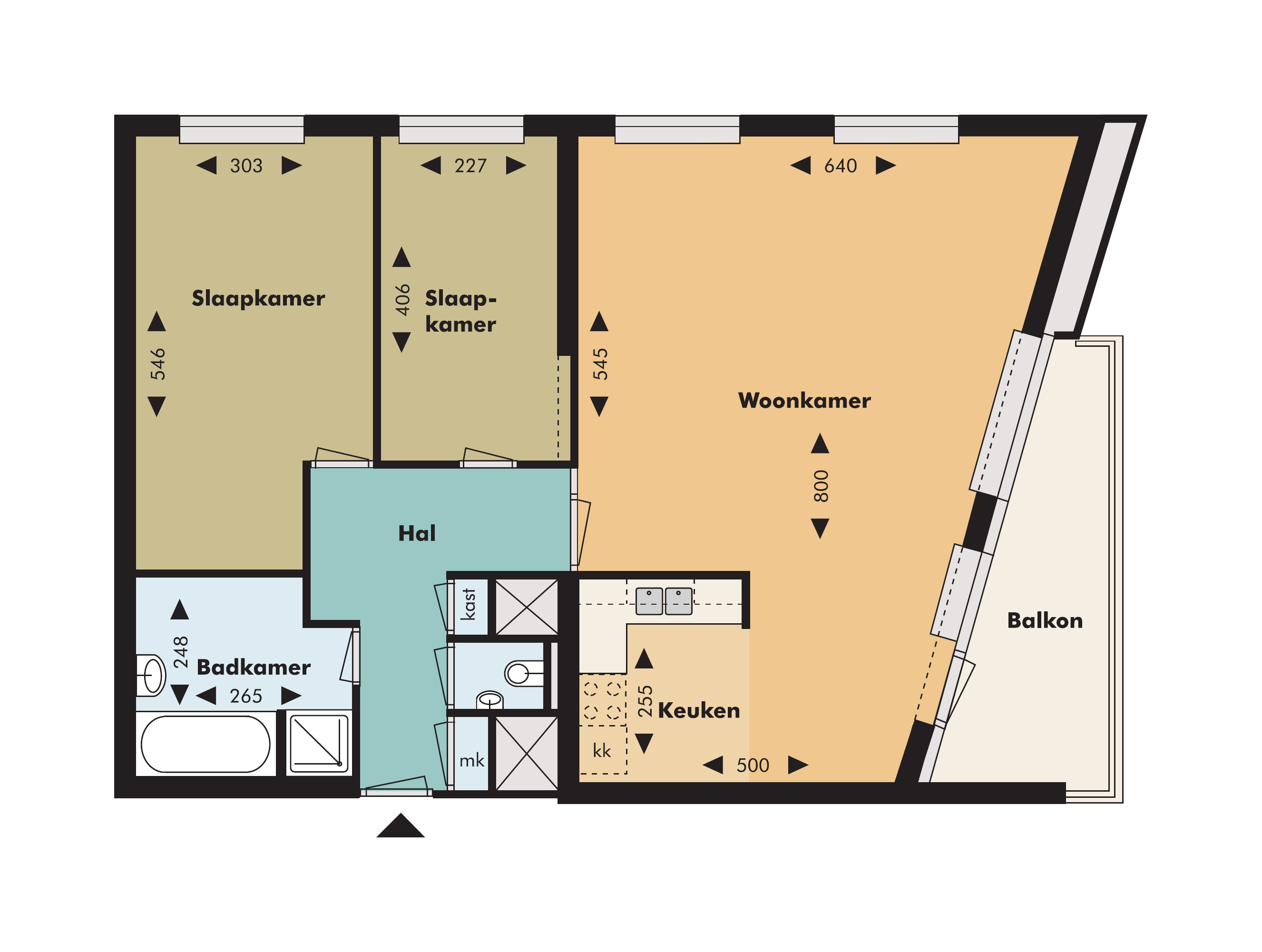 Appartement Admiraliteitskade 159 in Rotterdam