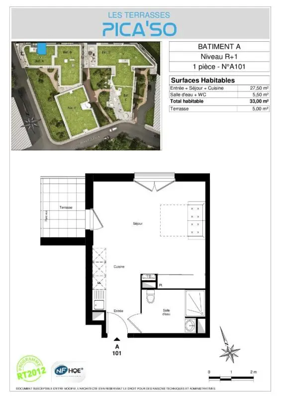 Flat Avenue Paul Vaillant-Couturier in Bobigny