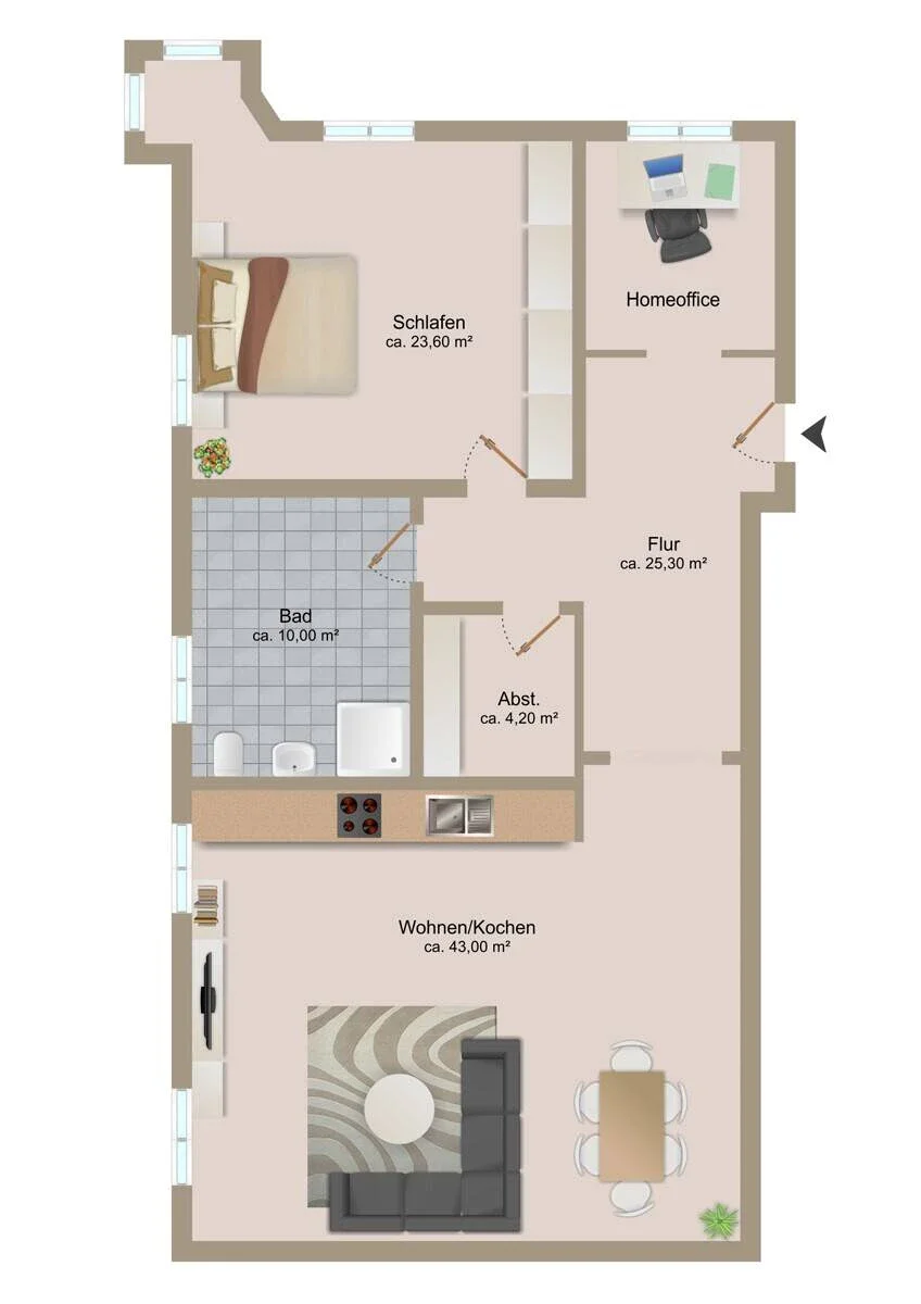 Wohnung Platz der Deutschen Einheit in Sandersdorf-Brehna