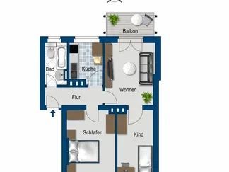 Wohnung Mehringstraße in Magdeburg