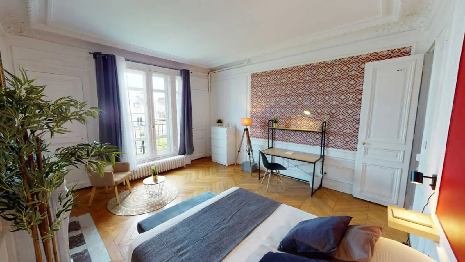 Flat Rue Ampère in Paris