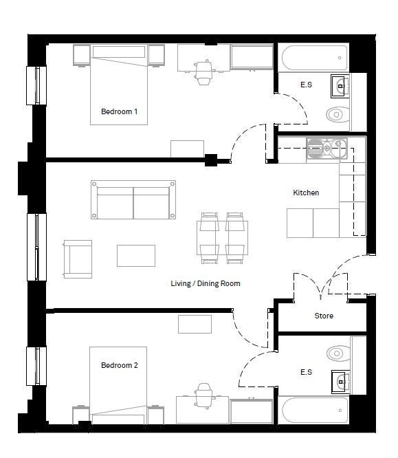 Room Ordsall Lane in Salford
