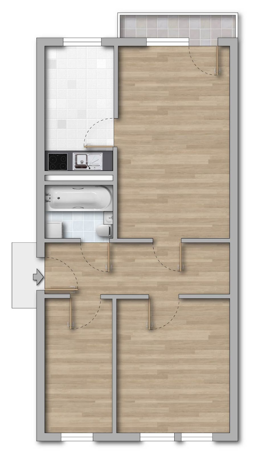 Wohnung Clara-Zetkin-Straße in Gotha