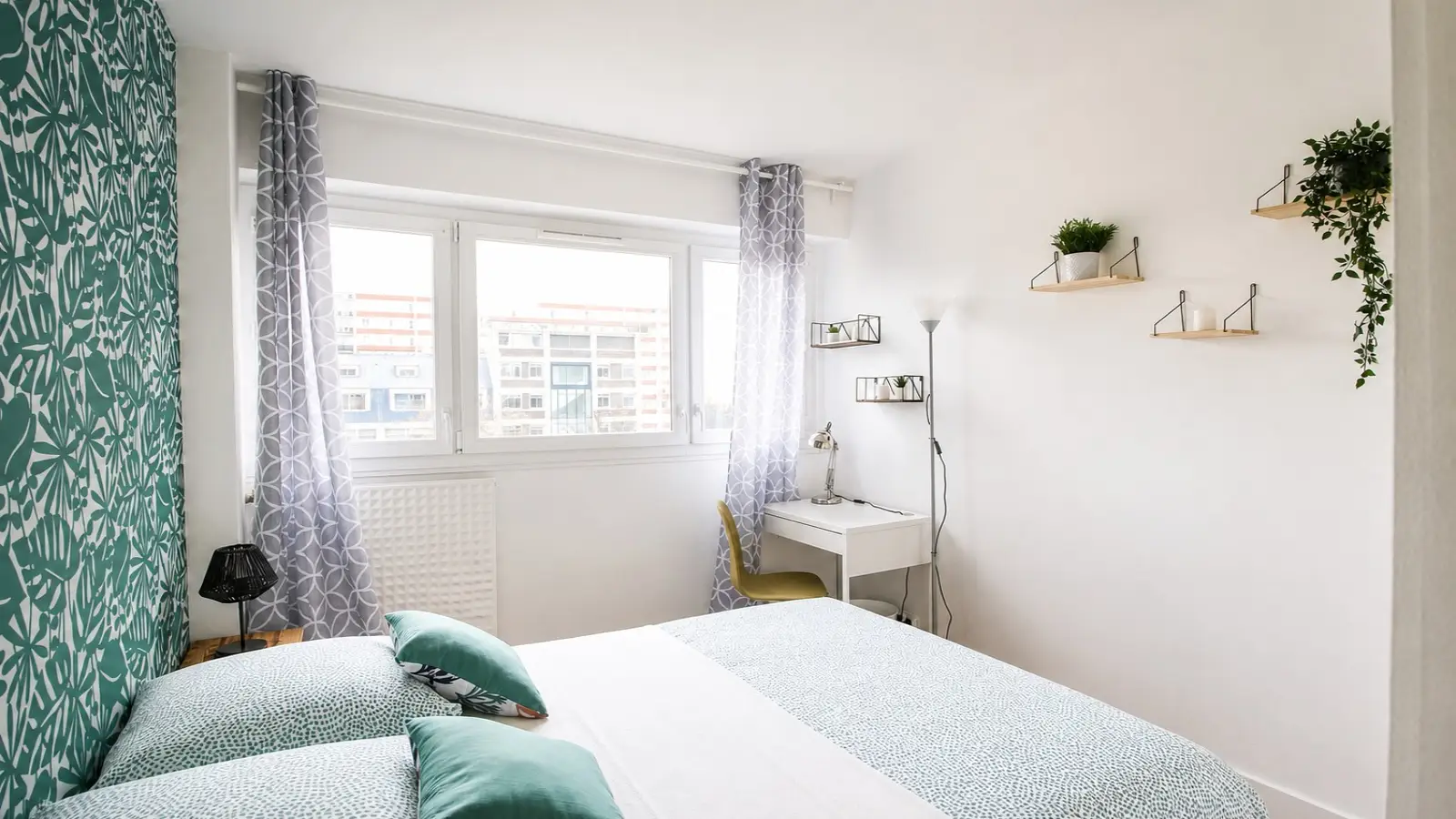 Chambre Rue d'Alsace à Levallois-Perret