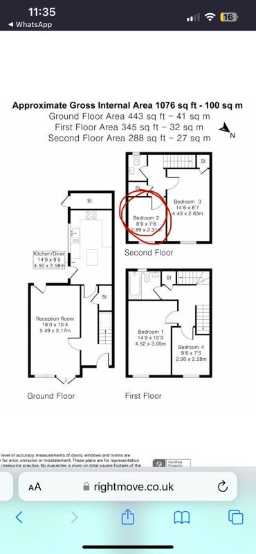 Room Brooke's Court in Greater London