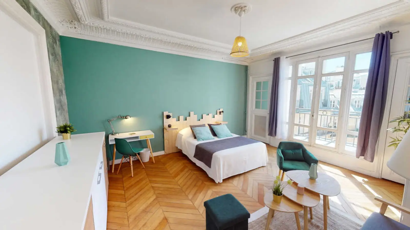 Flat Rue Ampère in Paris